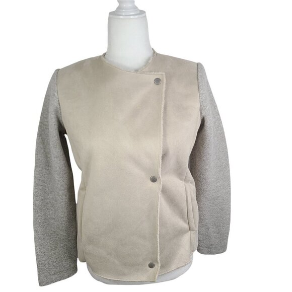 BB Dakota Glenna Faux Suede Sherpa Jacket - Picture 6 of 14